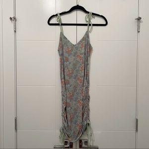 Shades of rose side tie dress